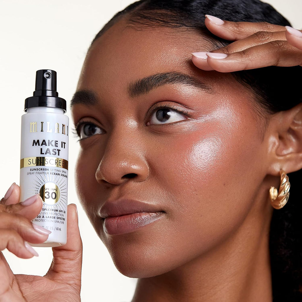 Milani Make It Last Sunscreen Setting Spray with SPF30 - Makeup Primer and Sunscreen, Long Lasting Finishing