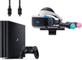 PlayStation VR Start Bundle 4 Items:VR Headset,Move Controller,PlayStation CamMotion Sensor,Sony PS4 Slim 1TB Console - Jet Black