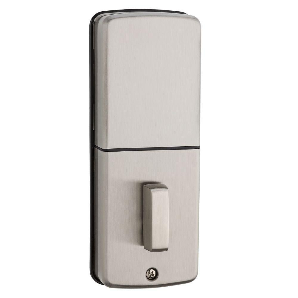 Powerbolt2 Satin Nickel Single Cylinder Electronic Deadbolt Featuring SmartKey Security