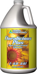 General Hydroponics HGC732207 Floralicious Plus Vitality Enhancer Plant Nutrient 1-Gallon Yellow