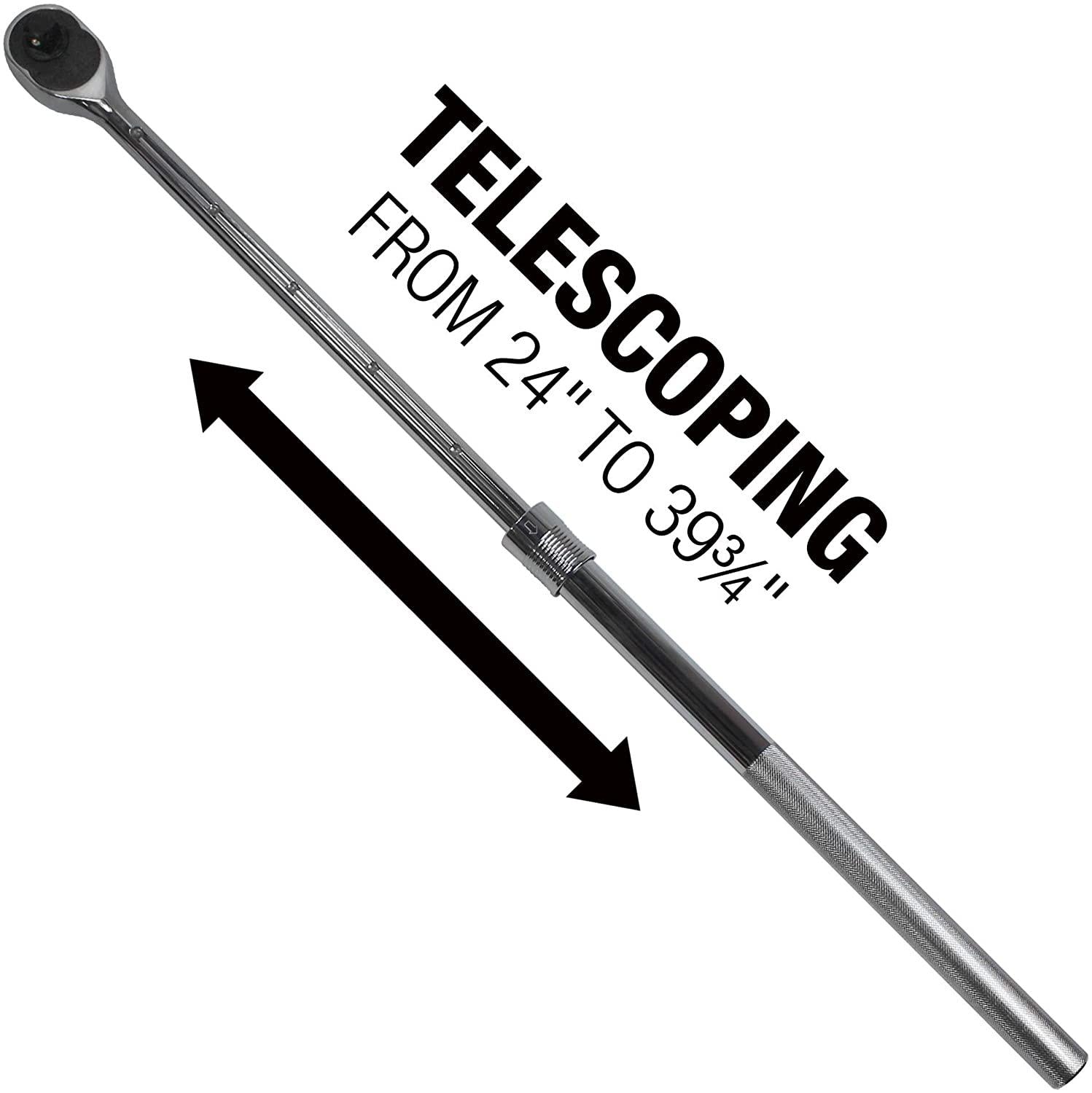 EZRED MR1X Extendable Ratchet, Silver