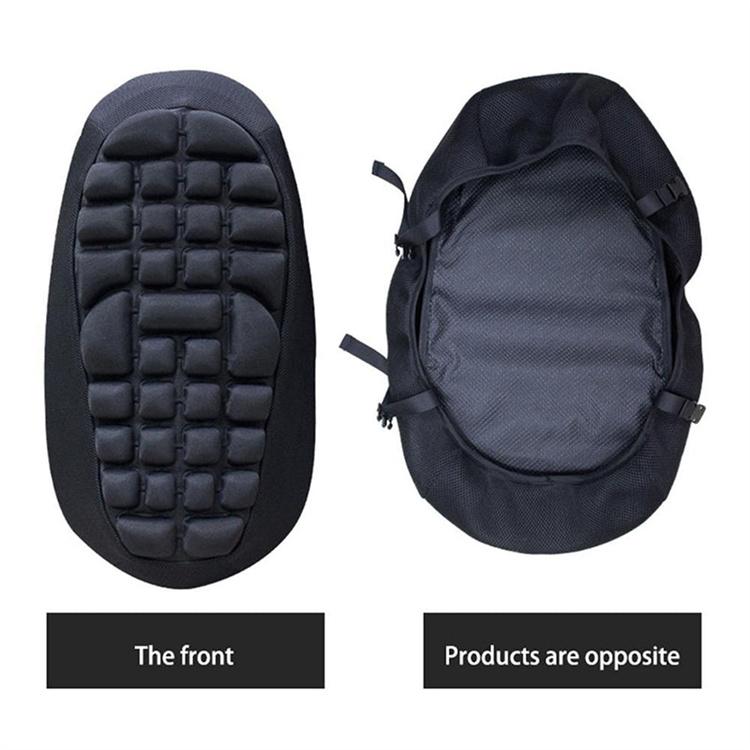 3D Motorcycle Cool Seat Cover Sunscreen Shock Absorption Inflatable Cushion