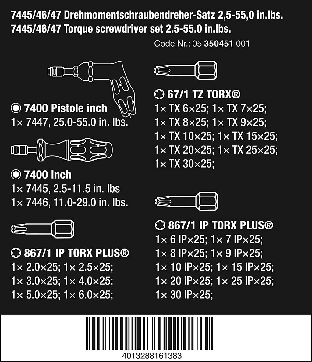 W05350451001 Star Drive Screwdrivers