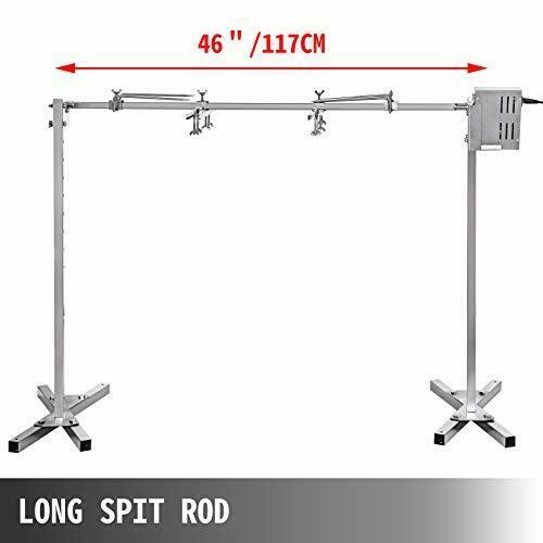 Rotisserie Grill Asador De Electrico 45W Para Puerco Parrillas Giratorio Grande