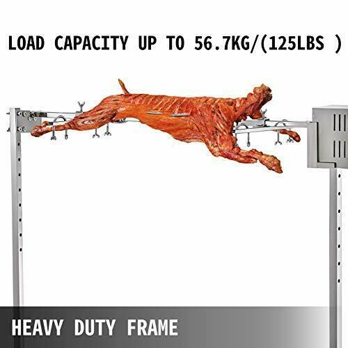 Rotisserie Grill Asador De Electrico 45W Para Puerco Parrillas Giratorio Grande