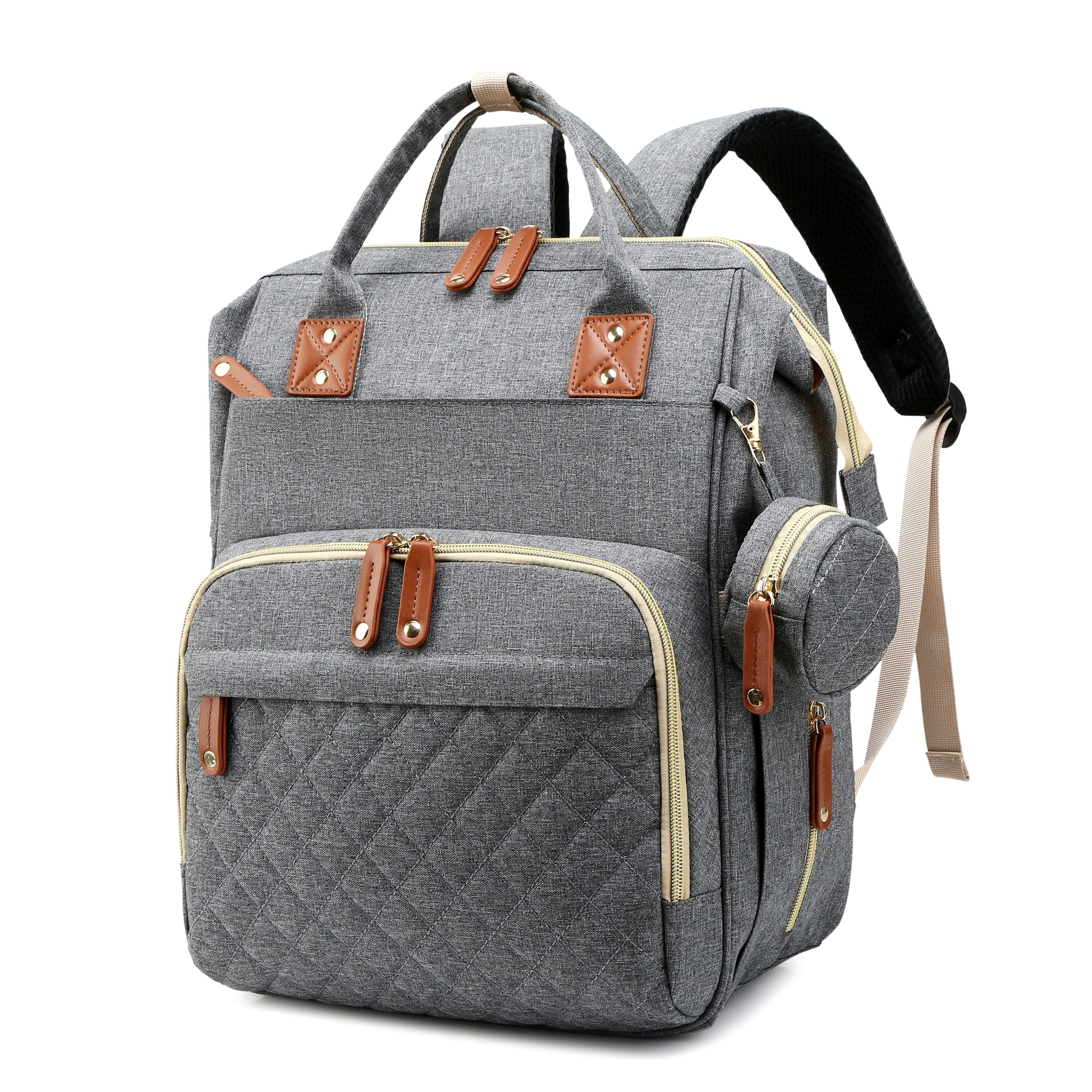 Diaper Bag Backpack, Trendy Bag, Diaper Backpack Bag With A Changing Station, Multifunction Waterproof LarTravel Back Pack, Christmas, Halloween, Thanksgiving Day Gift