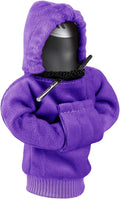 ZHSMS Gear Shift Cover, Universal Shift Knob Cover, Funny Sweater Hoodie for Gearshift, 4.7 Inch Car Shifter Stick Protector Decoration(Purple)