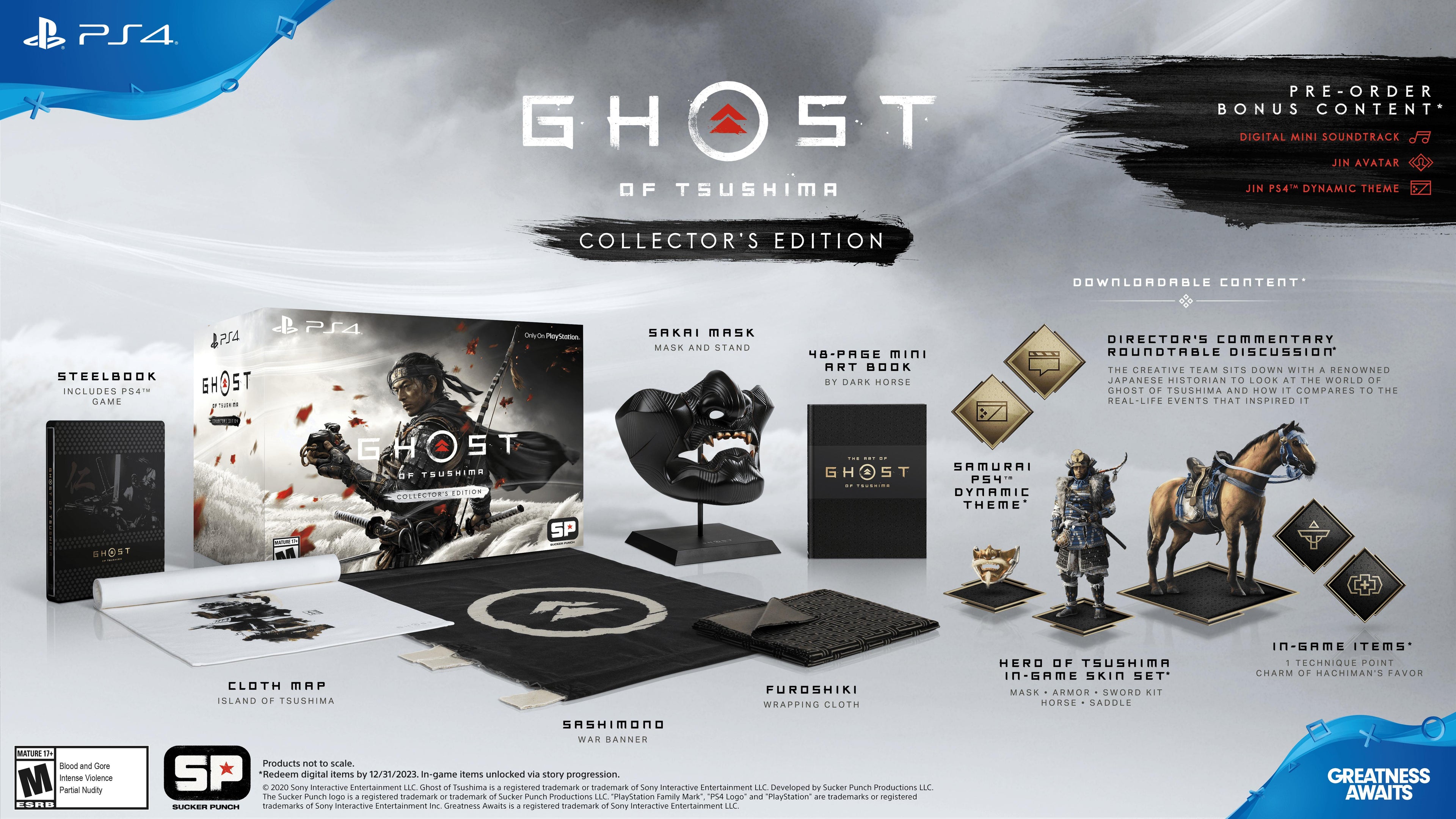 Ghost of Tsushima Collector’s Edition, Sony, PlayStation 4