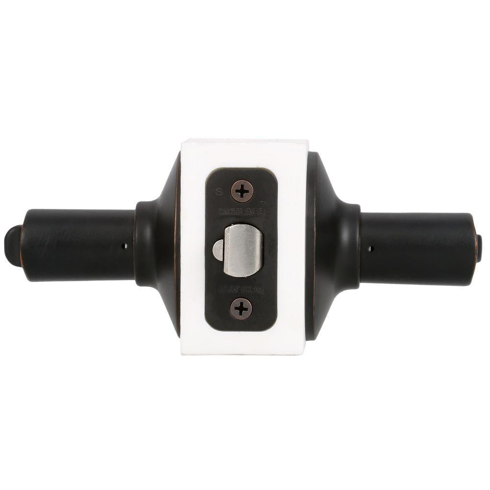 Latitude Aged Bronze Keyed Entry Door Lever