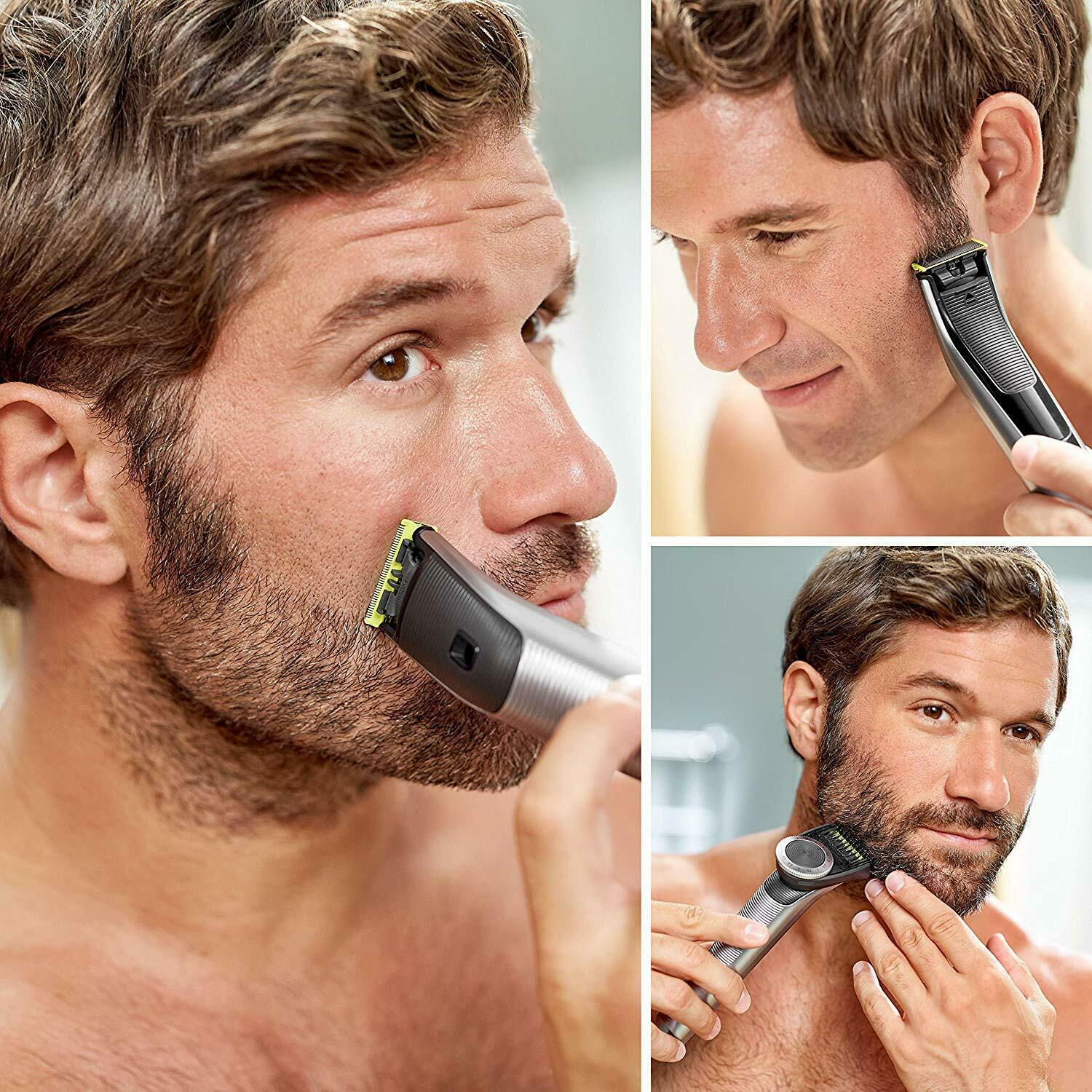 Philips Qp6620/30 ONEBLADE Pro Face and Body Trimmer Beard Rechargeable 90mi