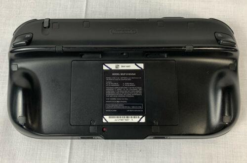 Wii U Console &amp; Gamepad 32GB Black 2 Controllers, Nunchucks &amp; Cords