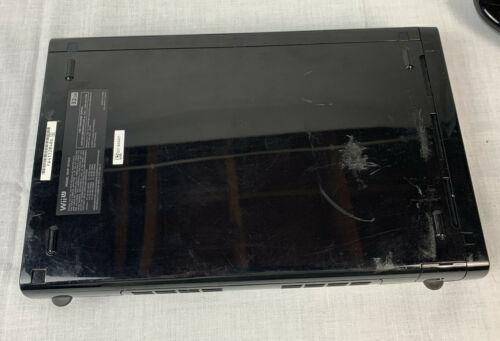 Wii U Console &amp; Gamepad 32GB Black 2 Controllers, Nunchucks &amp; Cords