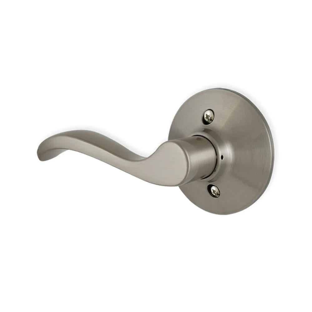Naples Satin Nickel Left-Hand Dummy Door Lever