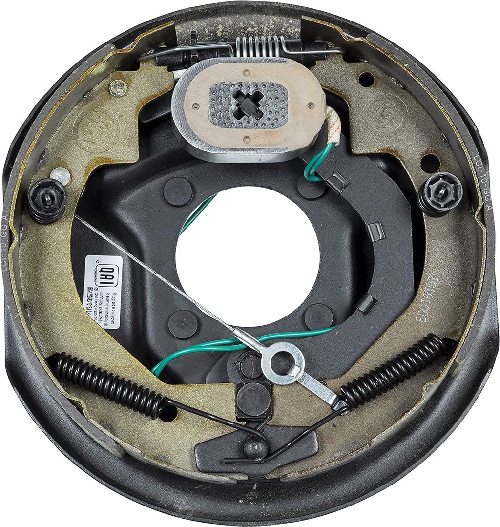 Lippert 296649 10'' x 2.25'' Left Hand Electric Brake Assembly , Black