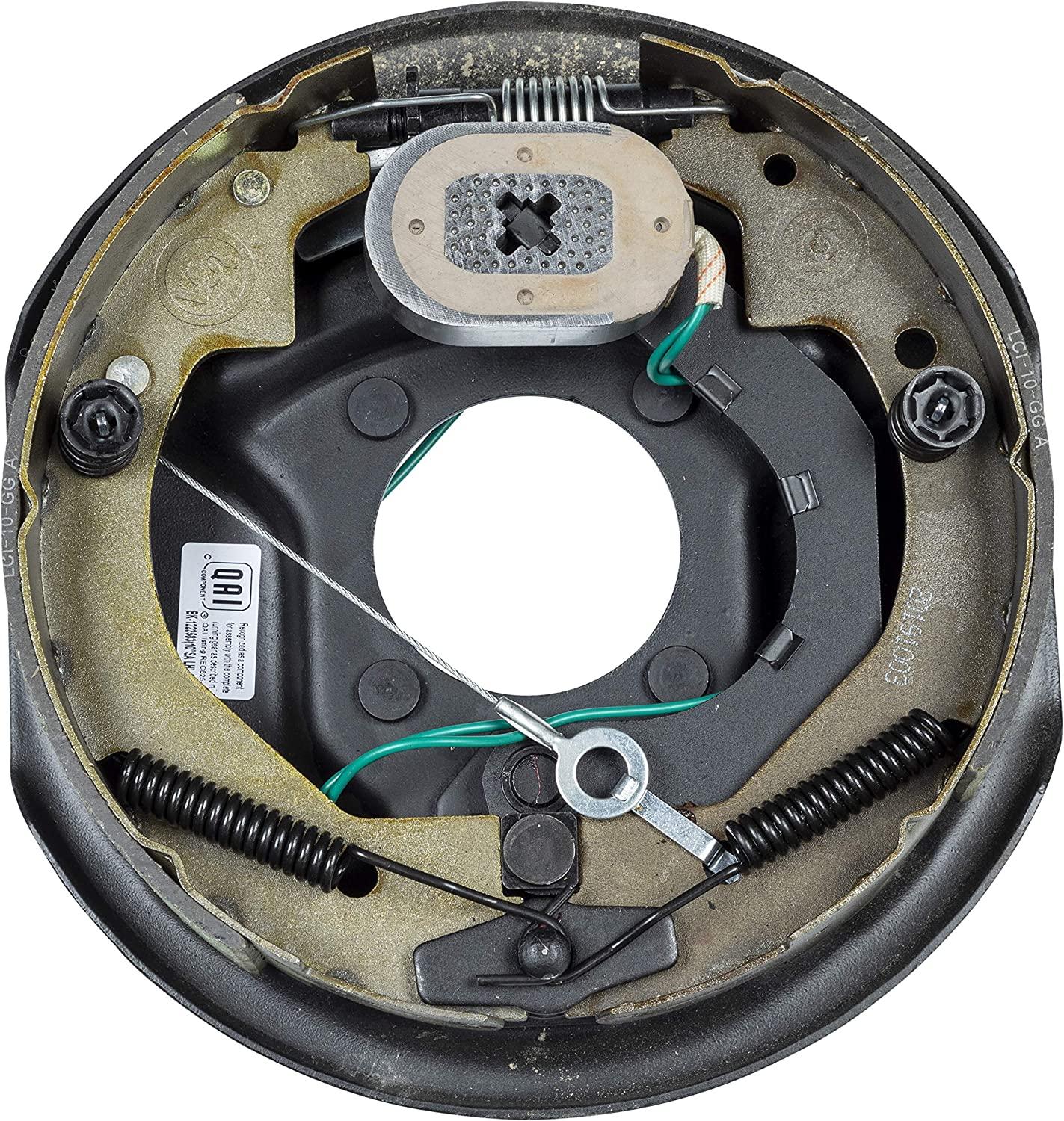 Lippert 296649 10'' x 2.25'' Left Hand Electric Brake Assembly , Black