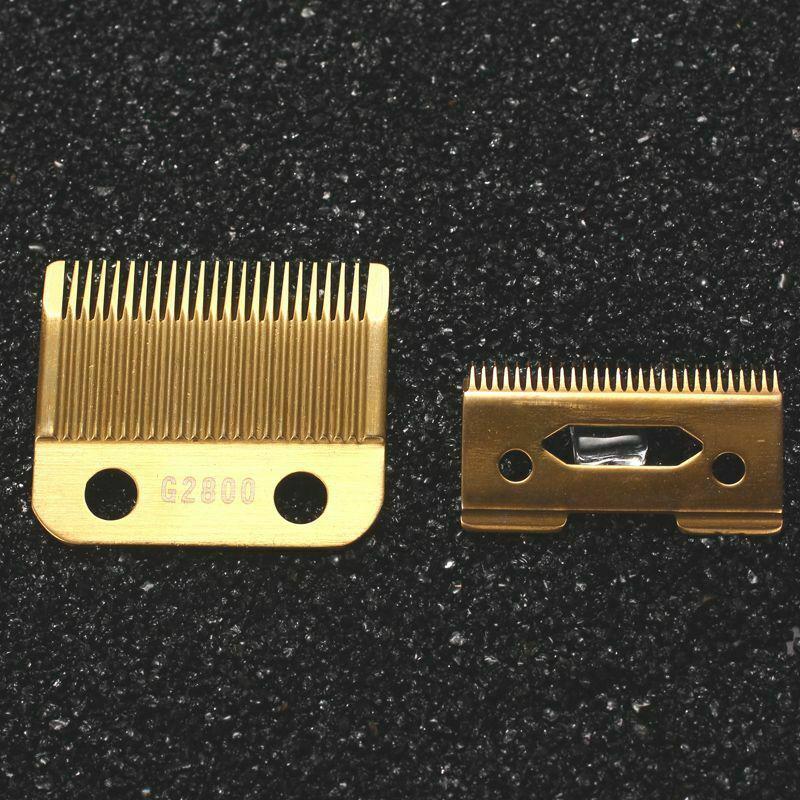 Professional Cordless Hair Clipper Blade High Carton Steel Clipper Golden Screws