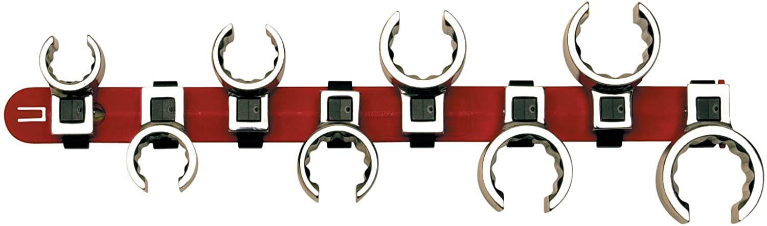 Wright Tool 702 3/8" Drive Flare Nut Crowfoot Wrench Set (8-Piece)