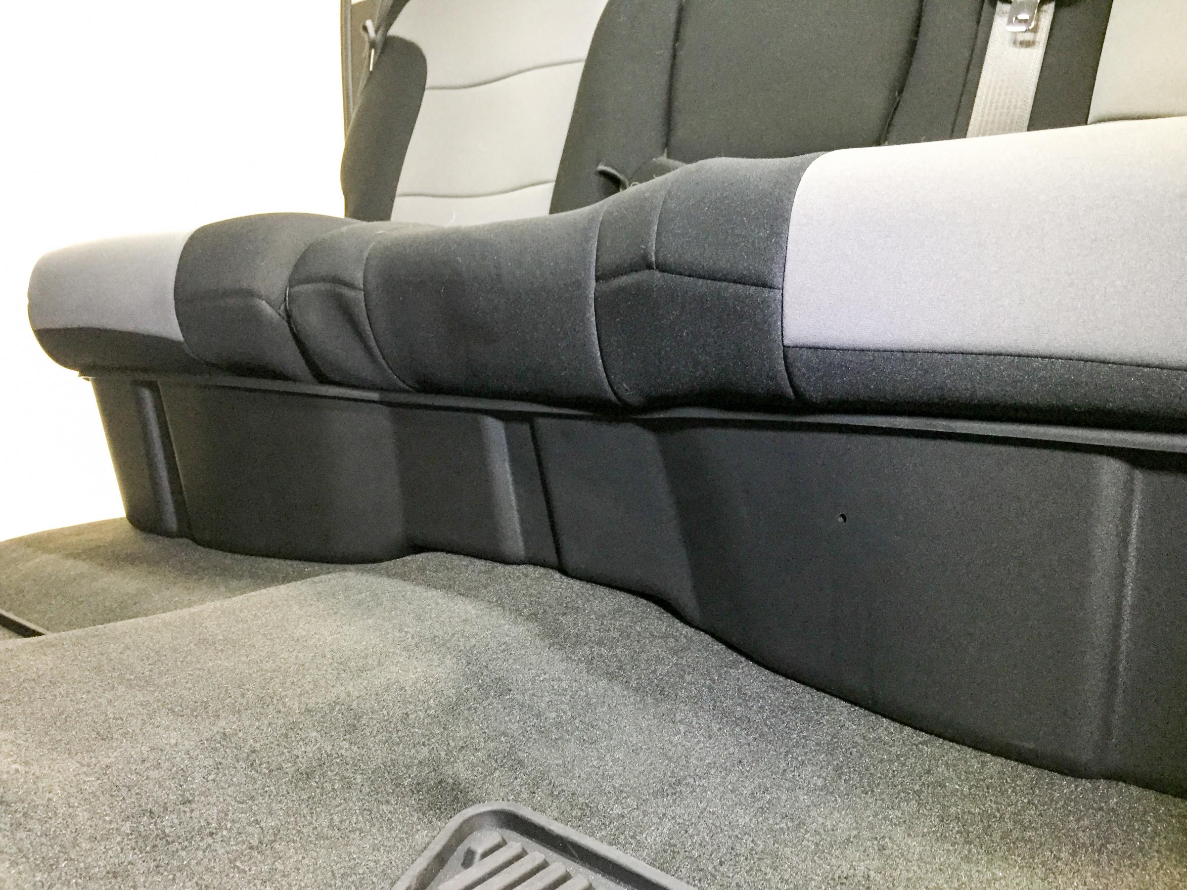Red Hound Auto Under Seat StoraBox Compatible with 2007-2023 Chevy GMC Silverado Sierra Crew CAB Underseat System (Will Only fit Full Crew Cab)
