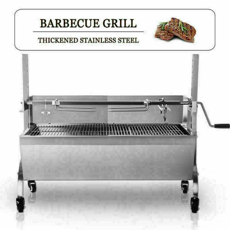BBQ Grill Roaster Machine Outdoor Spit Whole Lamb Pig Chicken Roaster Grill