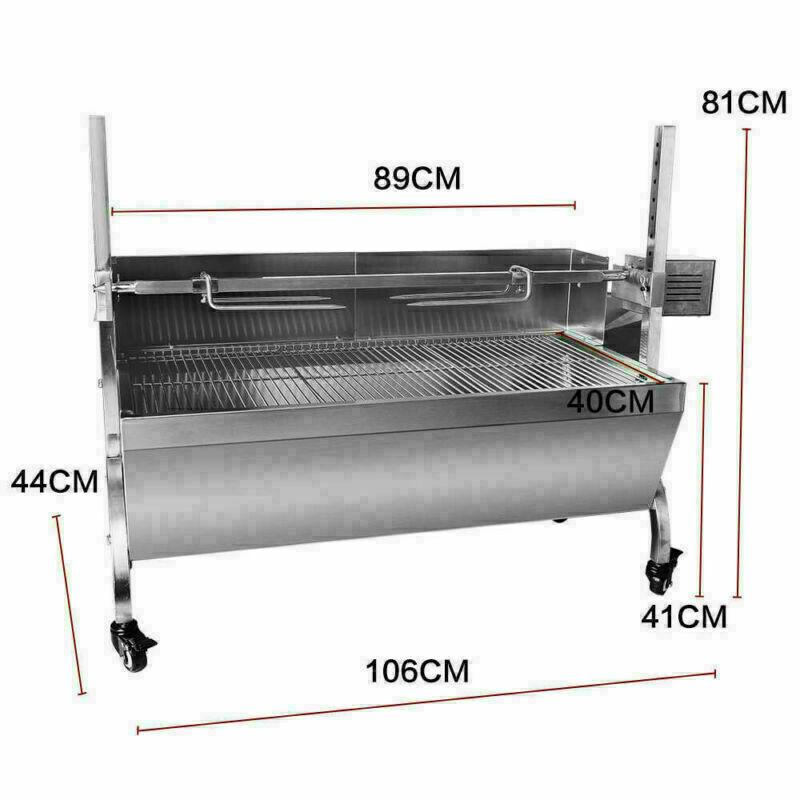 BBQ Grill Roaster Machine Outdoor Spit Whole Lamb Pig Chicken Roaster Grill