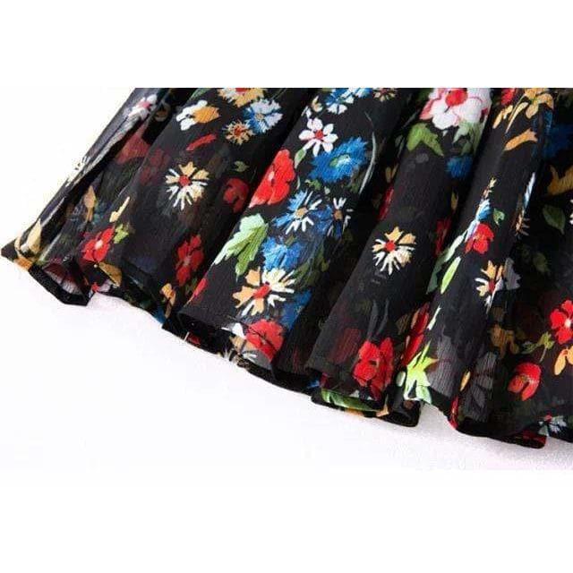 nelly pleated midi skirt