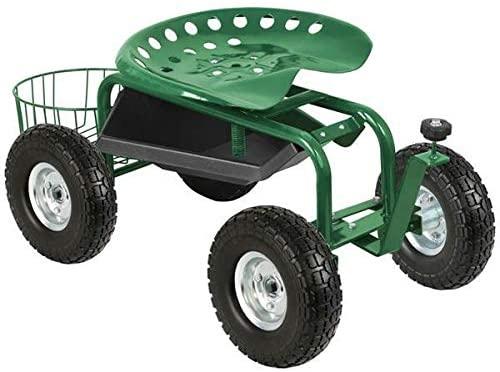 Yaheetech Solid Wheelbarrow Tires Sack Truck Cart Wheel 5/8-inch Bearings for Wagon/Lawn/Garden/Beach/Trolley/Snowblower/Generator/Hand Cart 8 Pack 10-inch