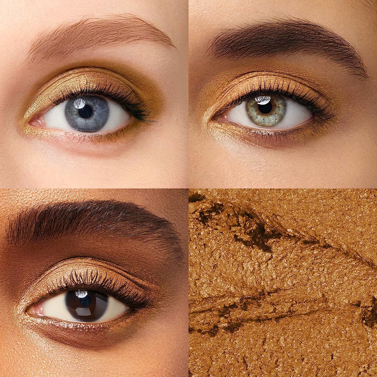 Julep Eyeshadow 101 Crème to Powder Waterproof Eyeshadow Stick, Honey Gold Metallic