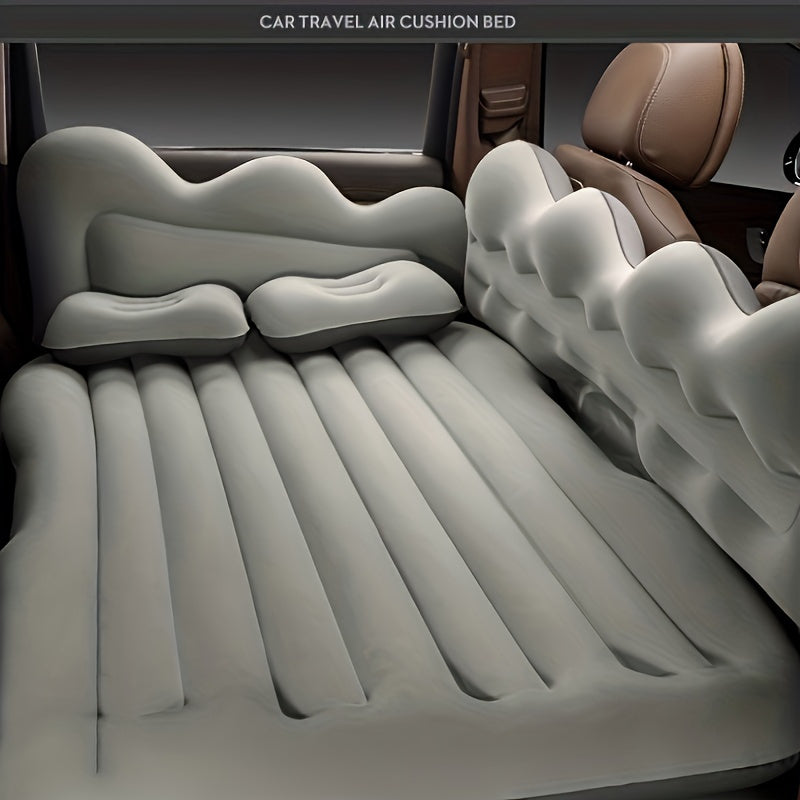Travel in Comfort with this Inflatable Car Air Mattress - Perfect for Road Trips &amp; RVing!