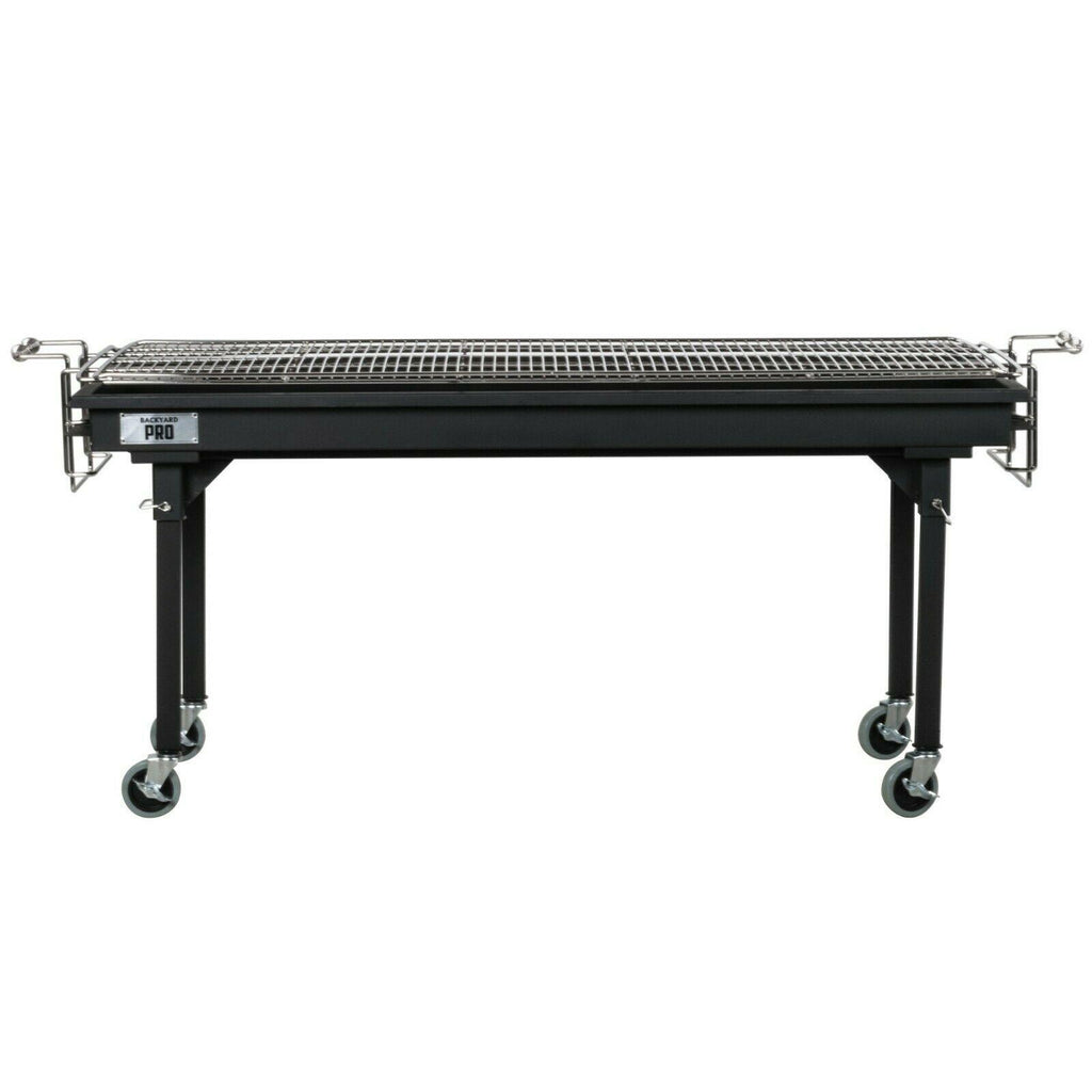 60" Heavy Duty Steel Outdoor Portable Charcoal Grill with Removable Legs & Cover