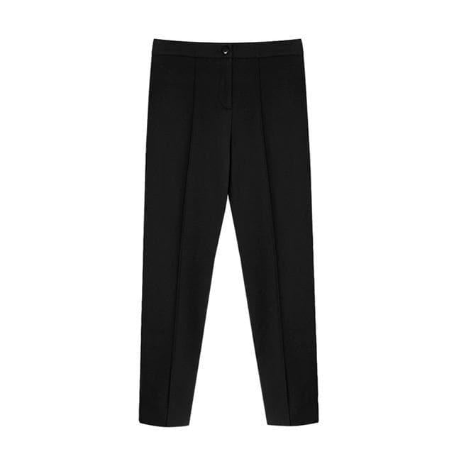 elegant pleated pencil pants