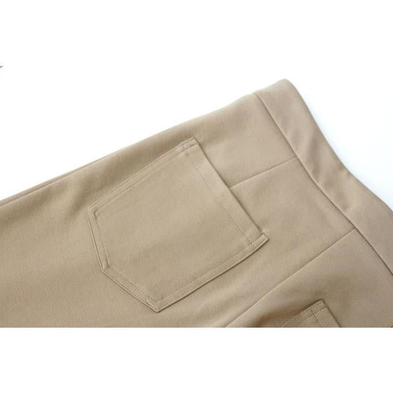 elegant pleated pencil pants