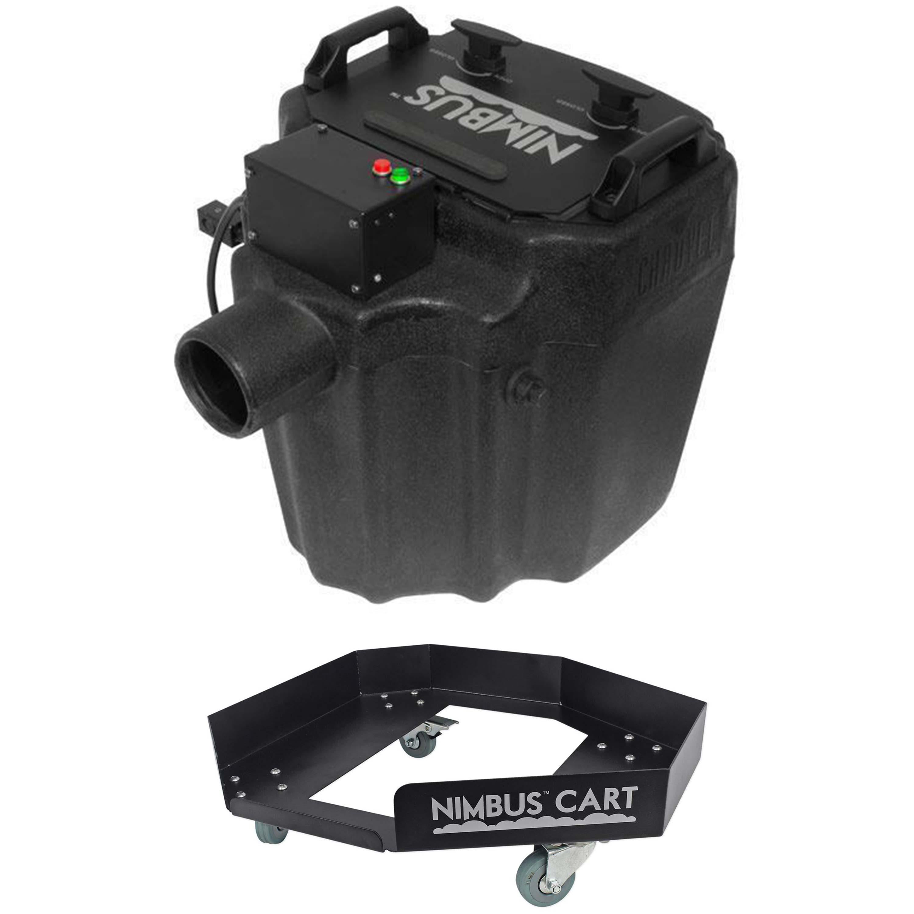 Chauvet DJ Nimbus Plug/Play Dry Ice Fog Machine+Multi-Level Control+Rolling Cart