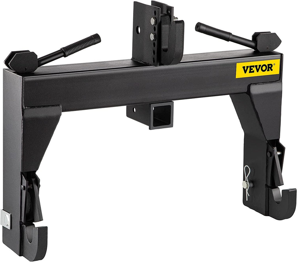3080 LBS 3-Point Tractor  Hitch, Black