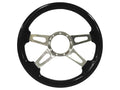 Volante Steering Wheels; S9 Sport Black Ash Finished Wood Grip with ted 4-Spoke