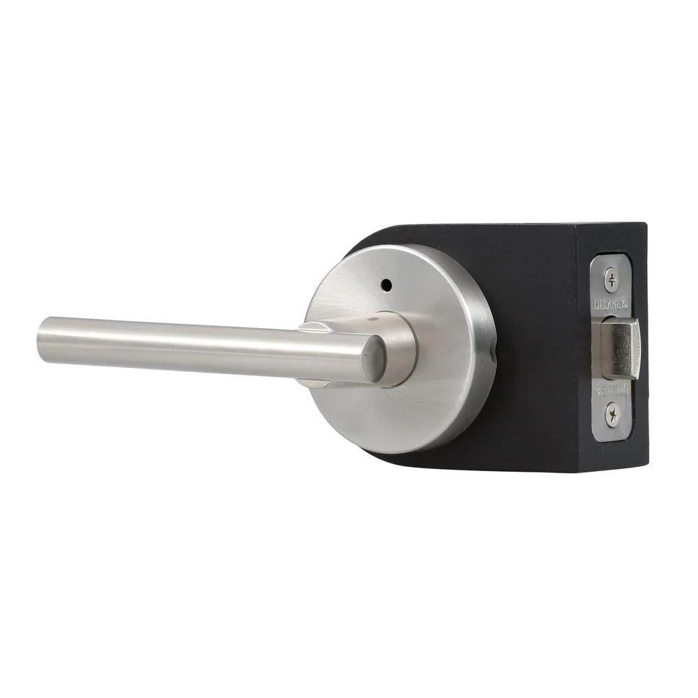 Contemporary Collection Cira Satin Nickel Bed/Bath Door Lever