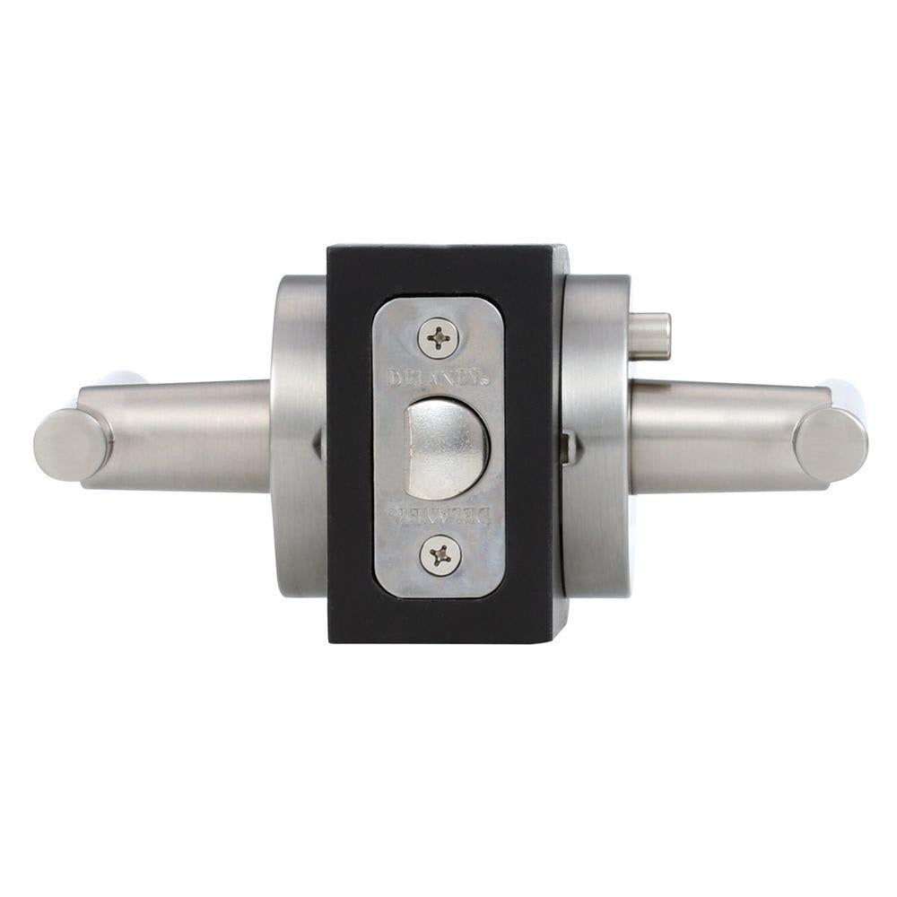 Contemporary Collection Cira Satin Nickel Bed/Bath Door Lever