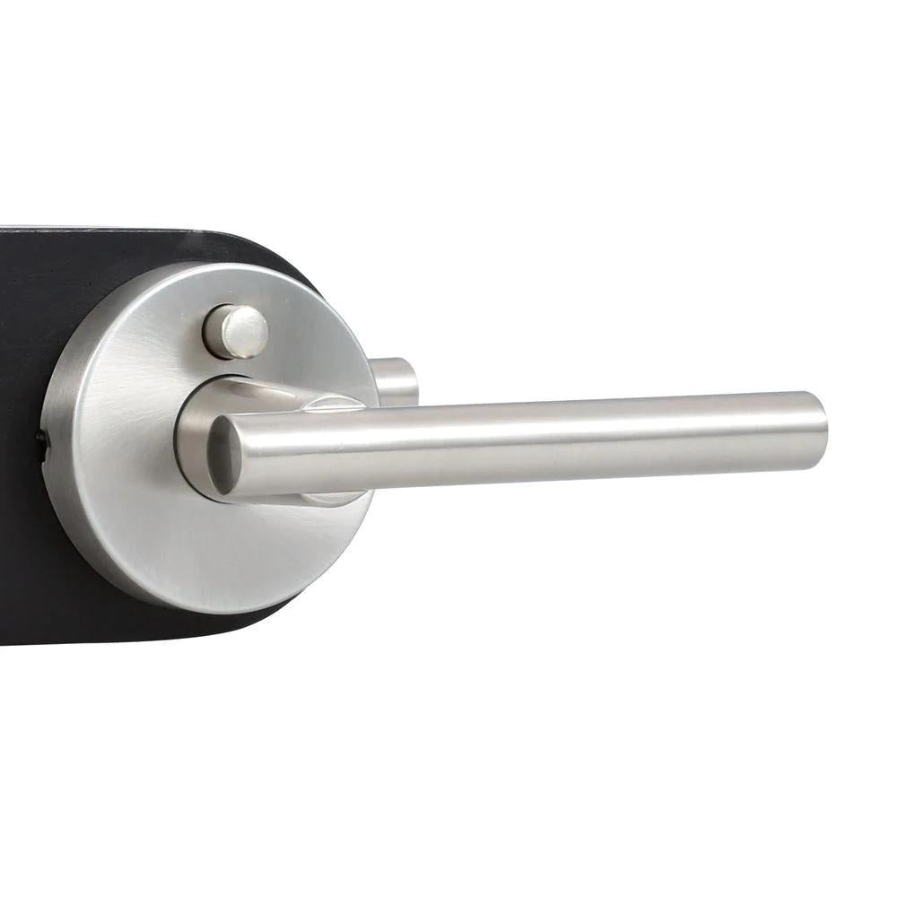 Contemporary Collection Cira Satin Nickel Bed/Bath Door Lever