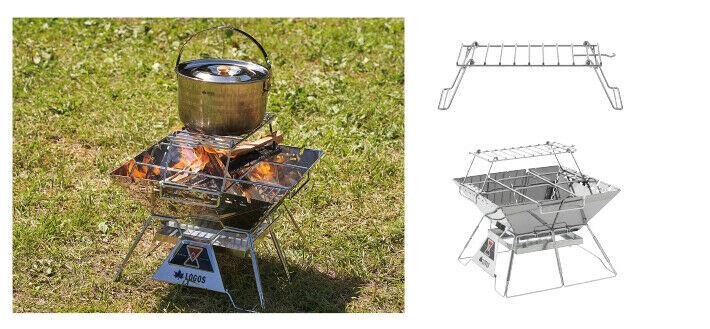 PYRAMID TAKIBI complete L, Camping, Barbecue,  stand, Hob,grill