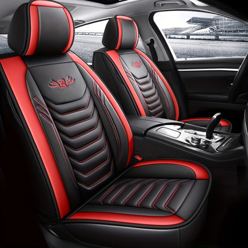 1pc Universal Car Seat Covers PU Leather Seat Covers Cushion Car Seat Protector Mat For Sedan SUV Interior Car Accessories