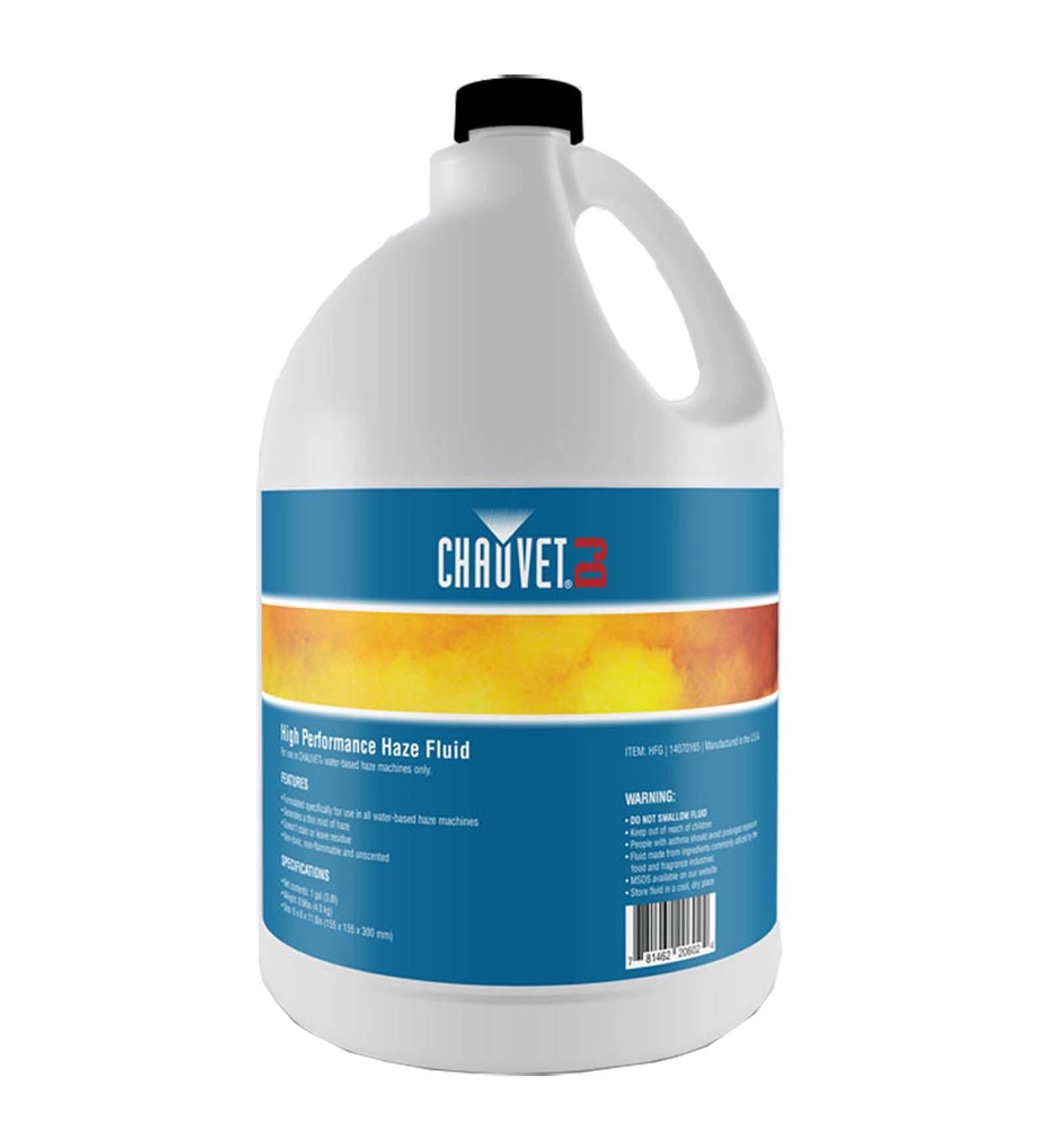 NEW! CHAUVET Hurricane Haze Fog Machine + Fog Machine Fluid, 1 Gallon (2 Pack)