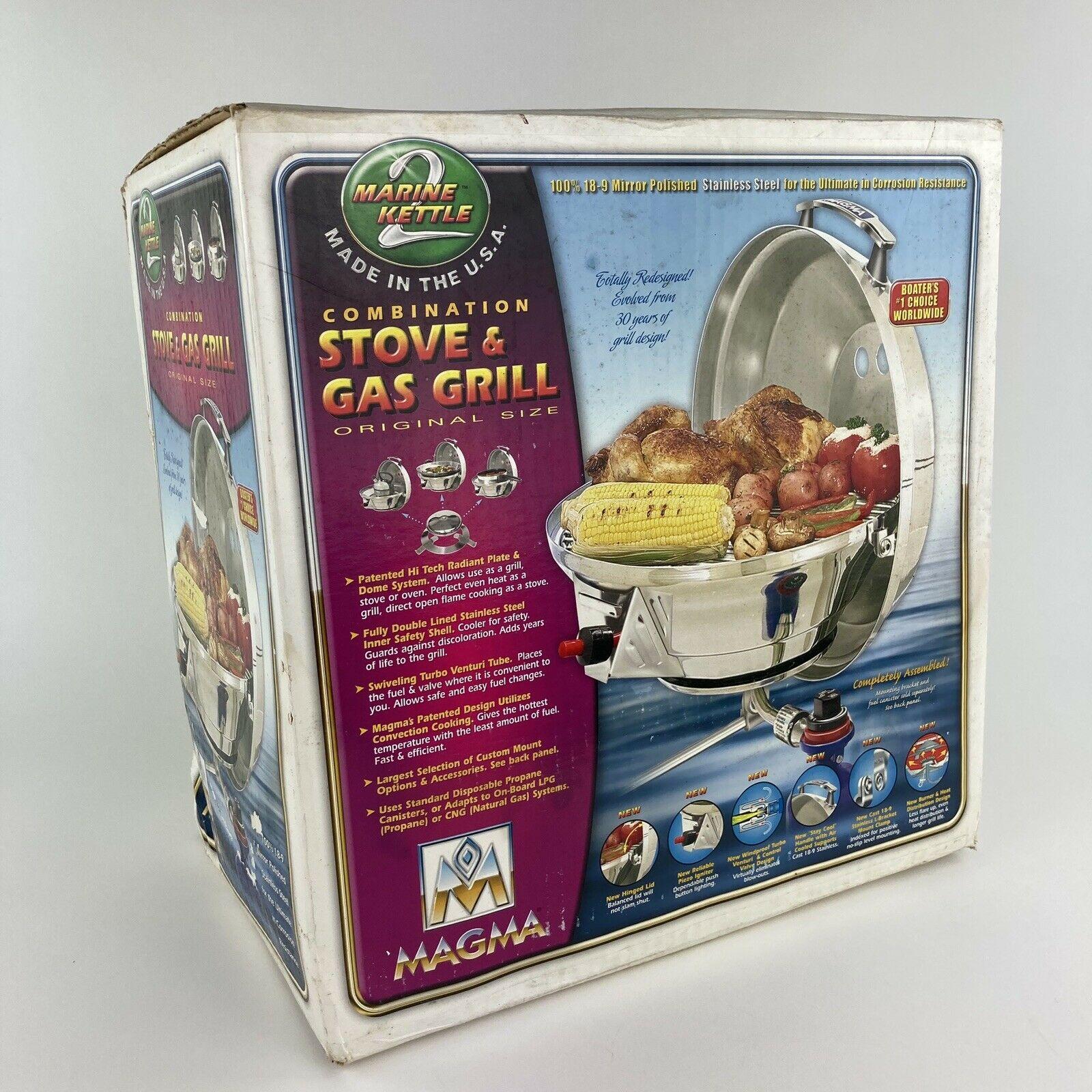 New!  Stove & Gas Grill Combo Marine Kettle 2 Orig Size A10-207 Box Damage
