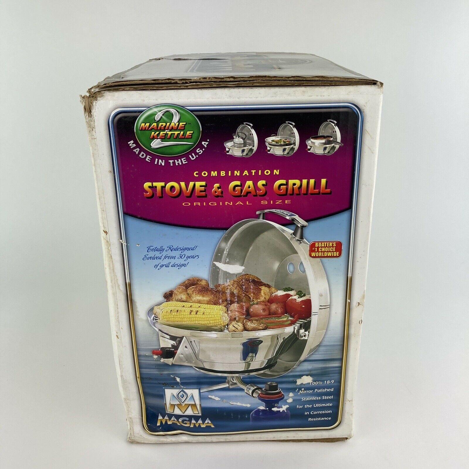 New!  Stove & Gas Grill Combo Marine Kettle 2 Orig Size A10-207 Box Damage