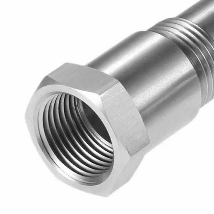 O2 Sensor Gasket Extender Spacer Adapter Extension M18x1.5 46.5mm Universal