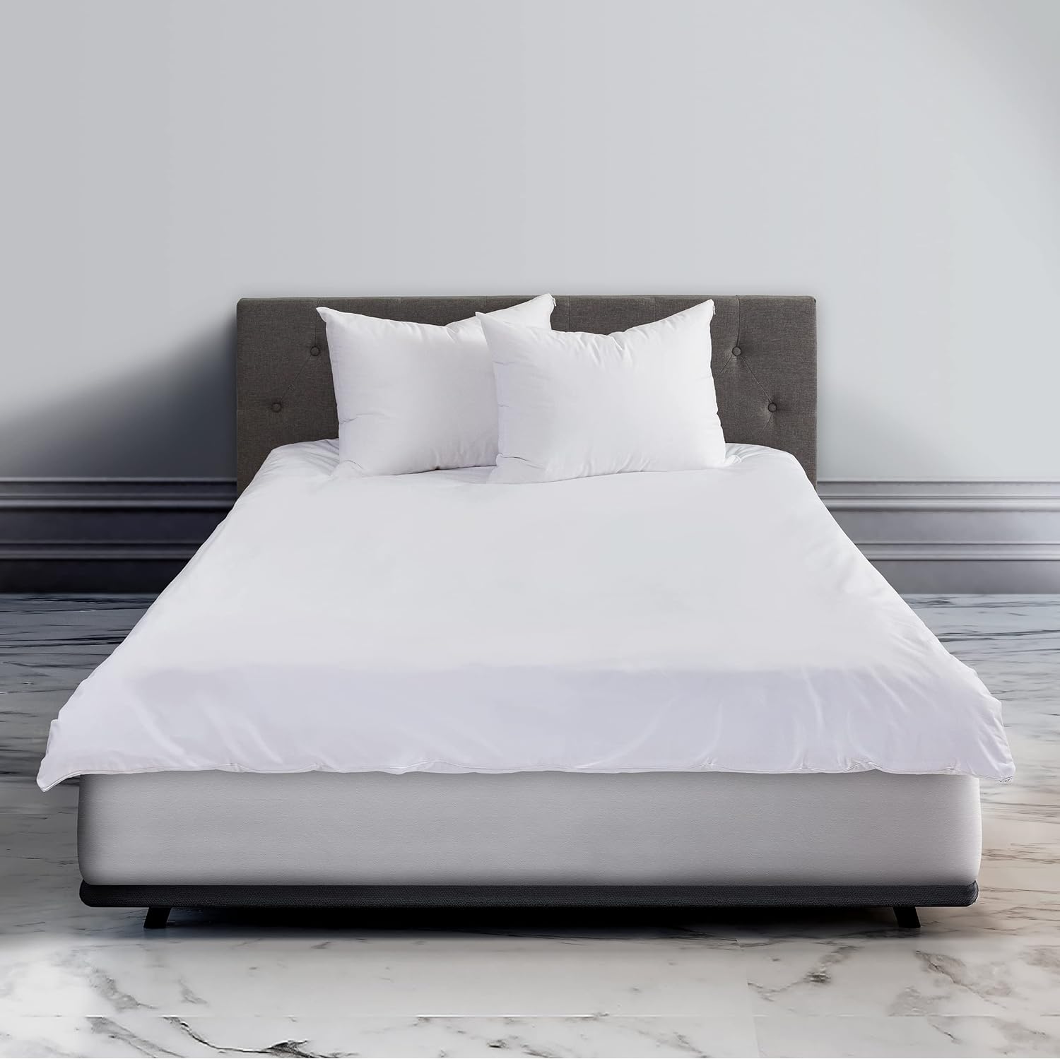 Guardmax Waterproof Duvet Cover - Jersey Fabric with Zipper Closure | Premium Quality, Bed Bug &amp; Allergen Proof King (104 x 86)