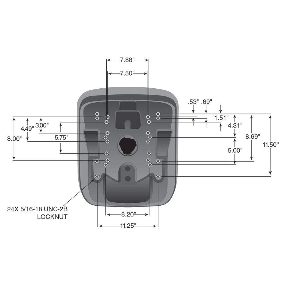 Stens High Back Seat, Toro 112-2923, ea, 1, Gray
