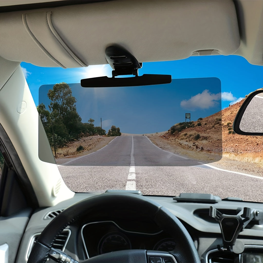 Sun Visor For Car, Universal Anti-Glare Polarized Car Visor Extension Sun Blocker, Protects From Stray Light,Snow Blindness And UV Rays