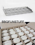 Factory Gas Grill  48"(4) Briquette Grate White Ceramic Briquette