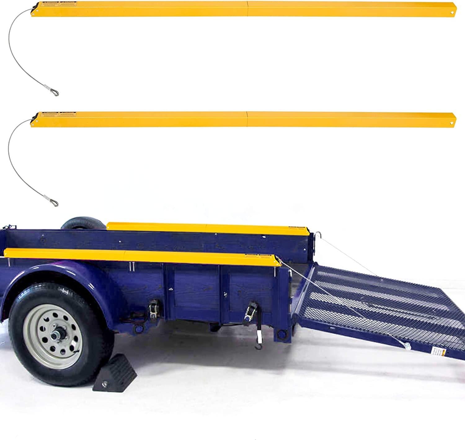 2-Sided Assist System Compatible with Tailgate Utility Trailer Gate&Ramp, Trailer Tailgate Ramp Lift Assist System Maximum 300 Lbs Load Capacity