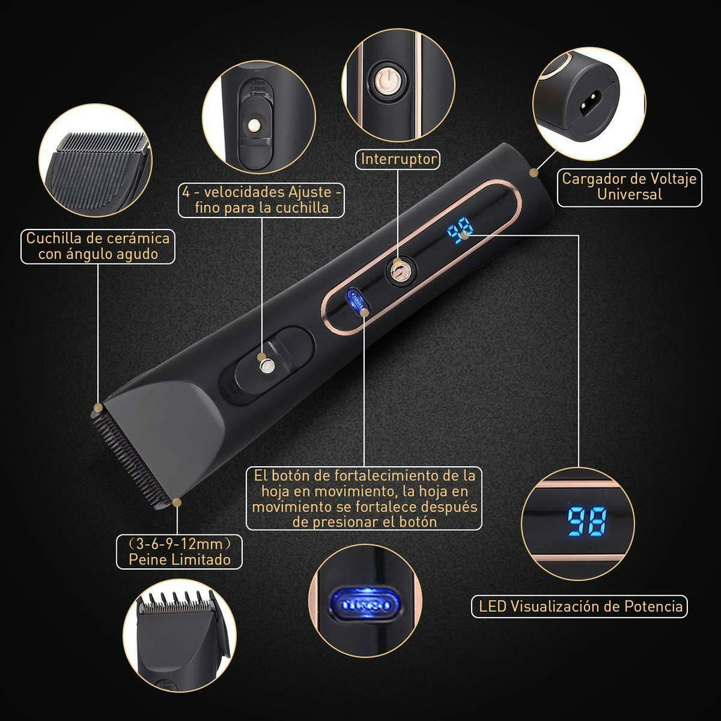 Y. F.M Machine Professional, Trimmer for Mens, 4 Comb Limited Replaceable