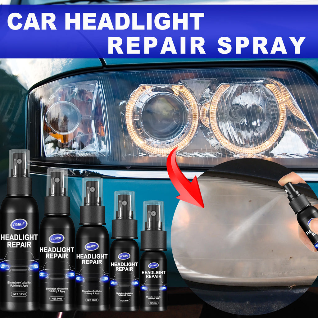 Car Headlight Polishing Agent, Scratch Remover Repair Fluid Headlight Renewal Polish And Maintenance Liquid Kit Auto Accessories